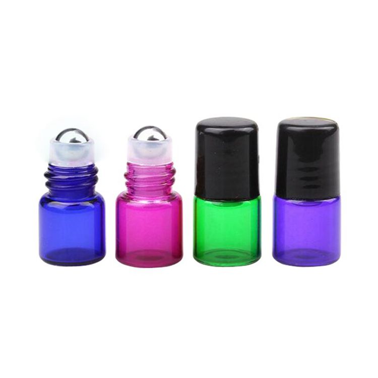 Glass roll on perfume bottles essential oil containers for sale