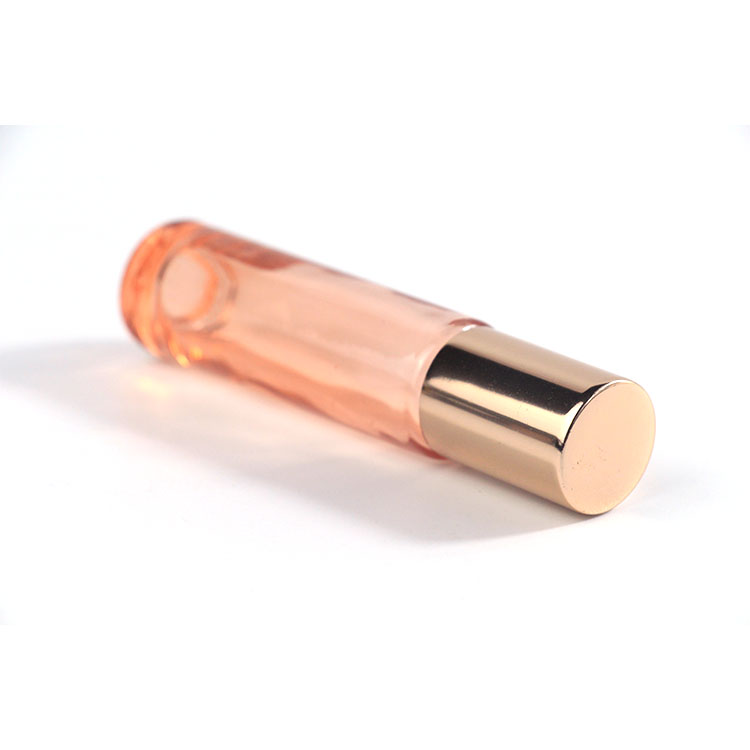 Glass roller bottle with gold lid 15 ml clear roll on bottle 10ml