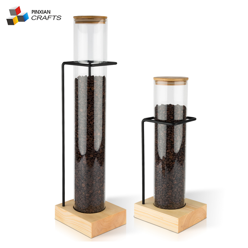 Glass sealed jar display jar nut coffee bean storage jar glass sealed can