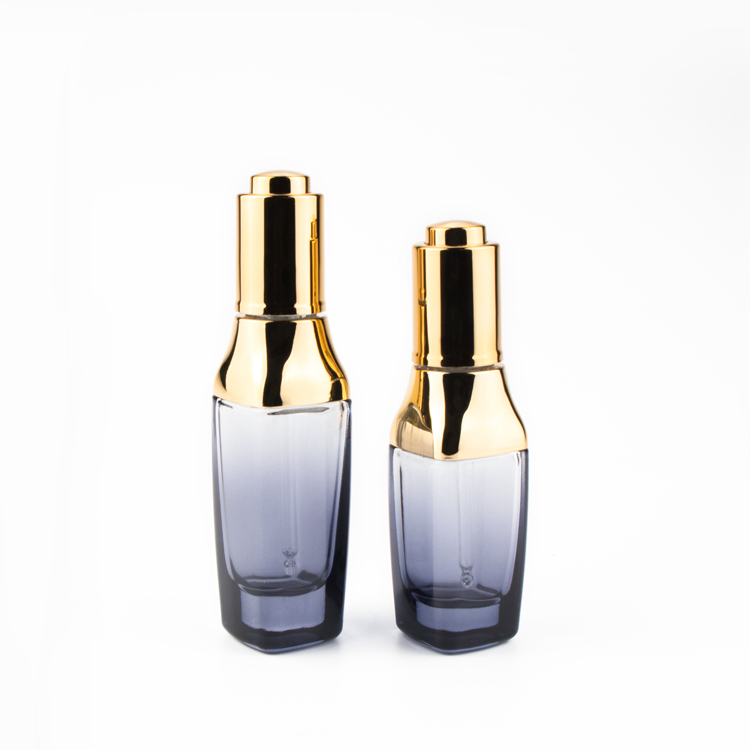 Glass spray bottles wholesale painting black glass dropper bottle with dropper