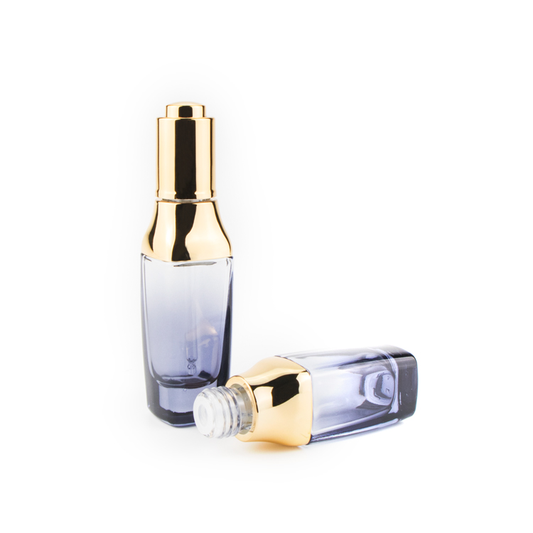 Glass spray bottles wholesale painting black glass dropper bottle with dropper