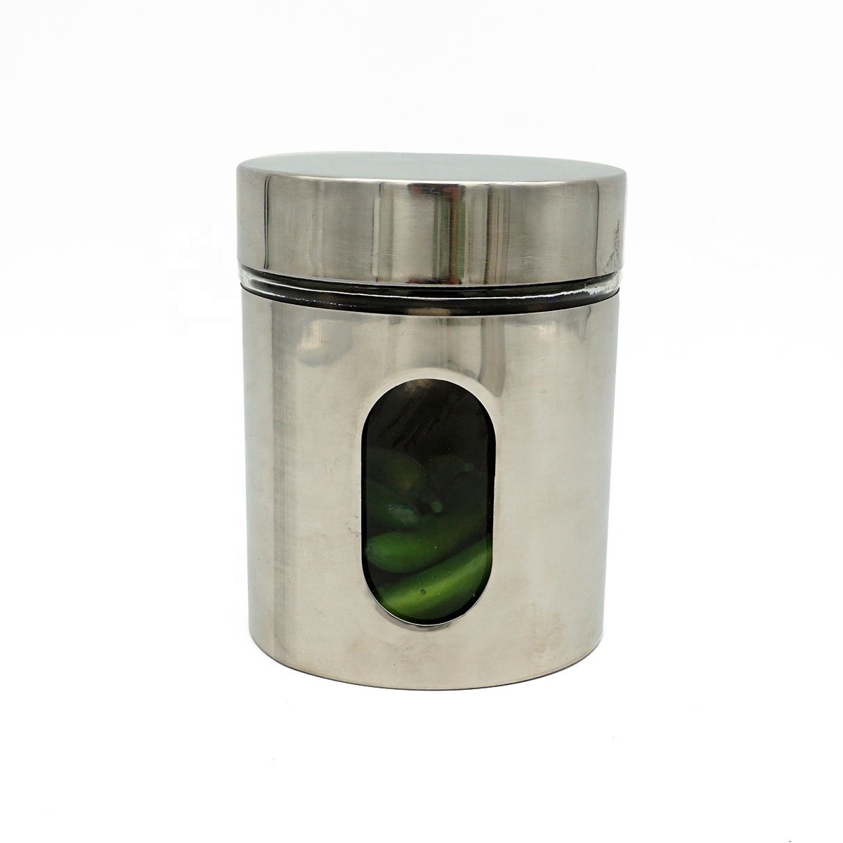 Glass storage jar food wholesale 700ml household stainless steel skin glass jar with lid