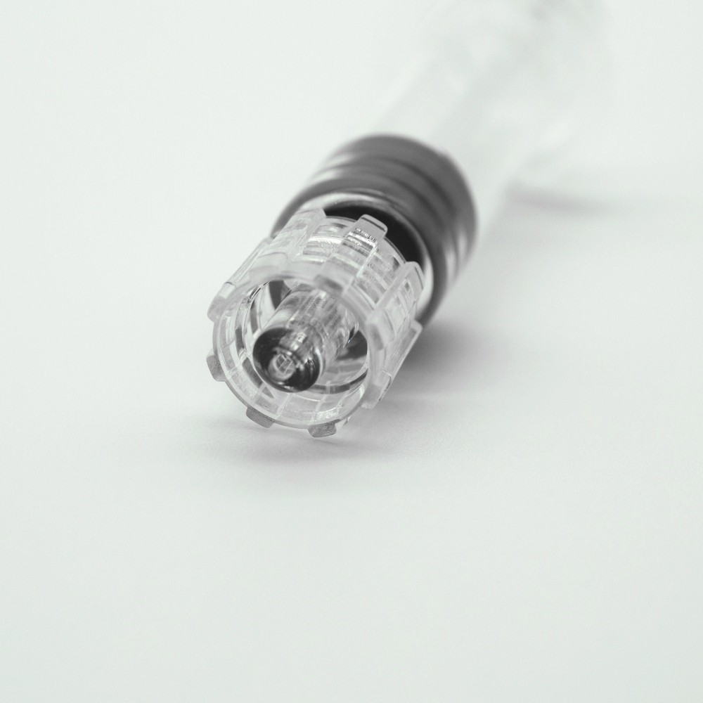 Glass syringe 1ml dab wax syringes packaging glass copper plunger plastic dab applicator color plunger luer lock syringe