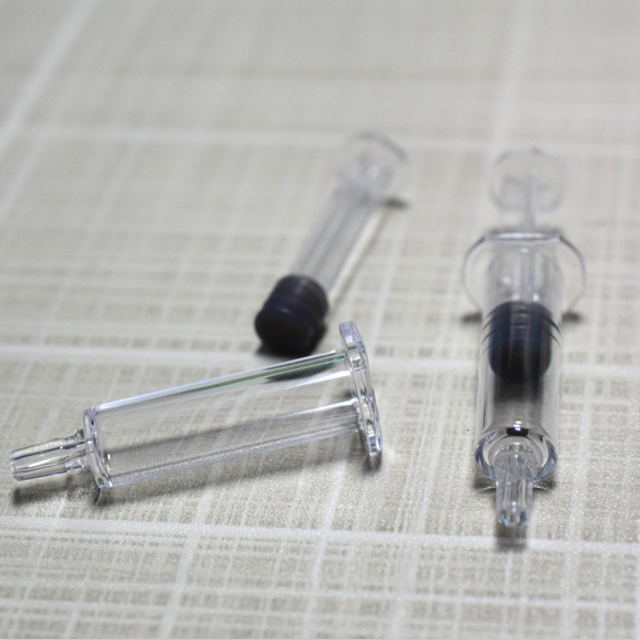 Glass syringe syringes packaging glass copper plunger plastic applicator color plunger luer syringe