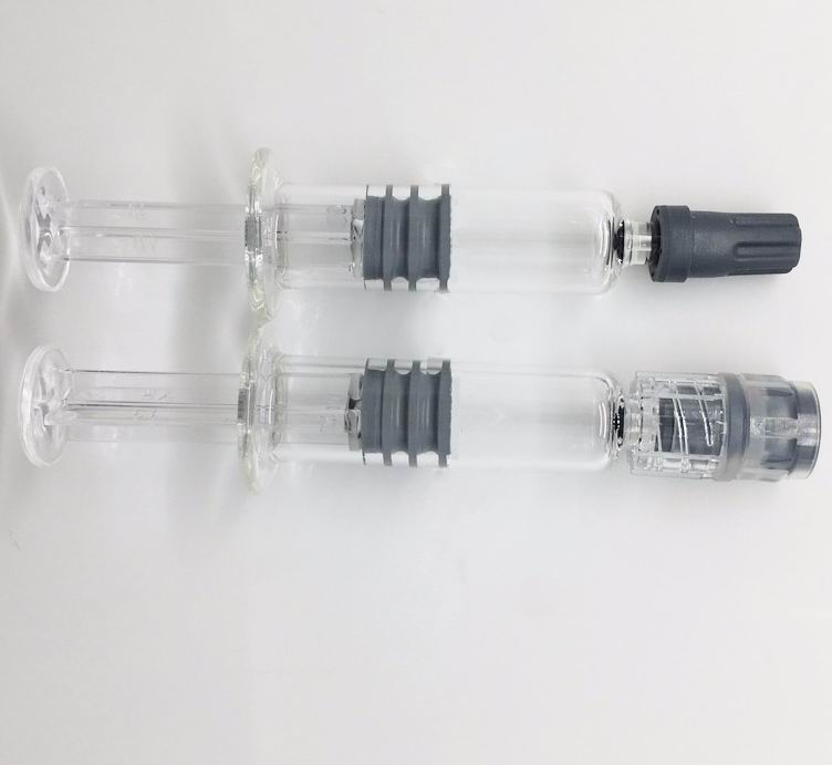 Glass syringe syringes packaging glass copper plunger plastic applicator color plunger luer syringe