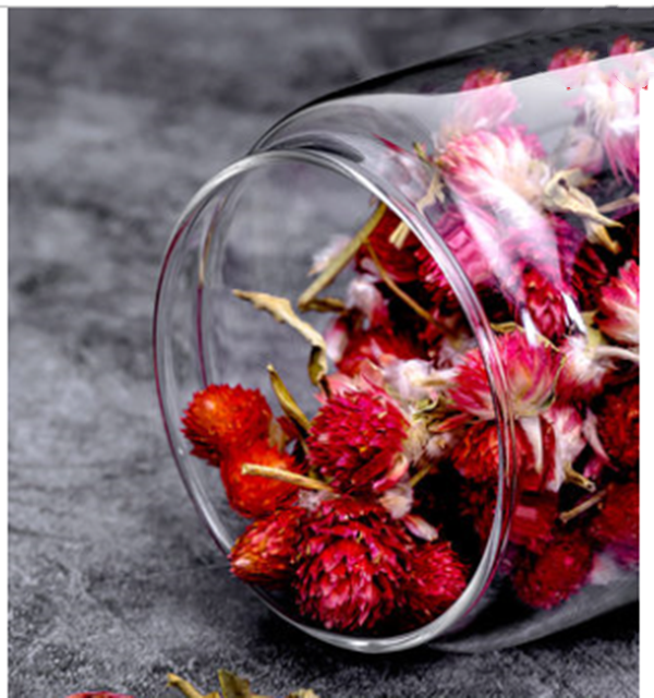 Glass tea transparent bottle storage canister Grain storage glass canister