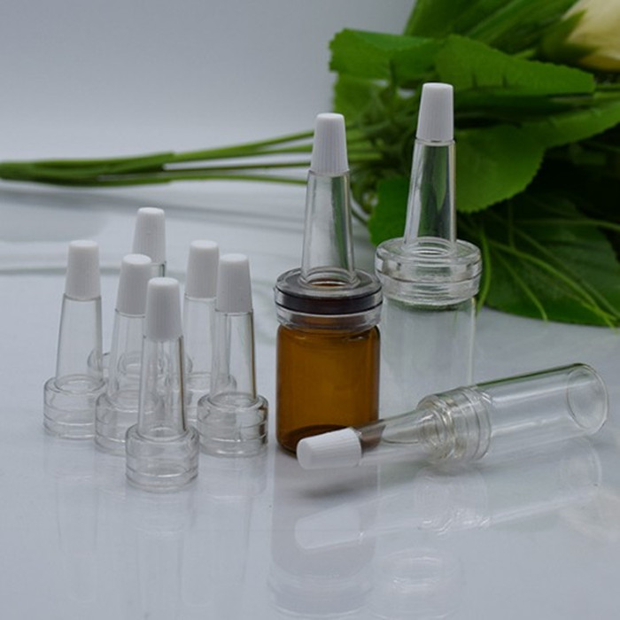 Glass vial 30 ml with trumpet head