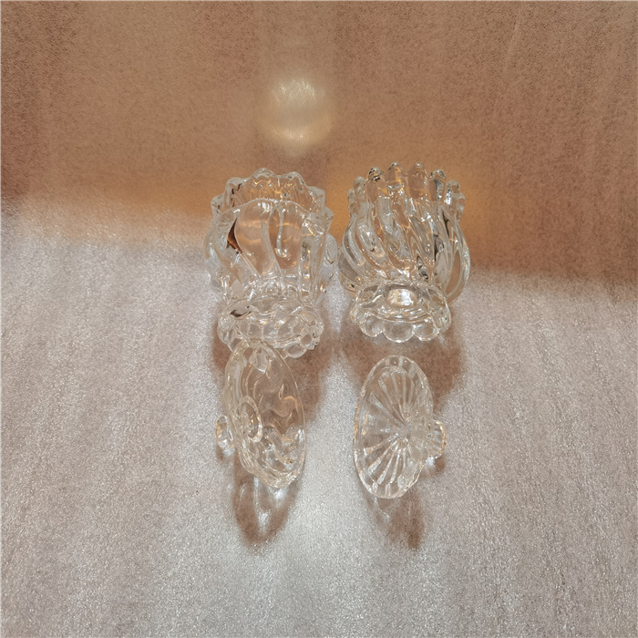 Glass wedding jars with lid glass food container candy jars nuts glass jars