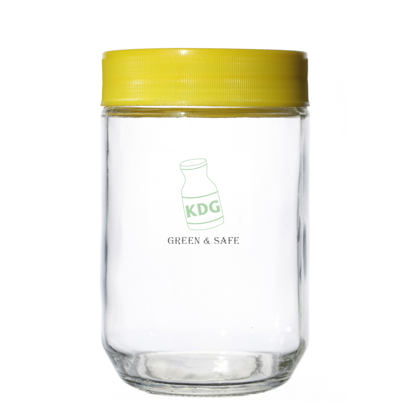 Glassware Factory Customizable Lead Free Empty Round Glass Jars Suppliers
