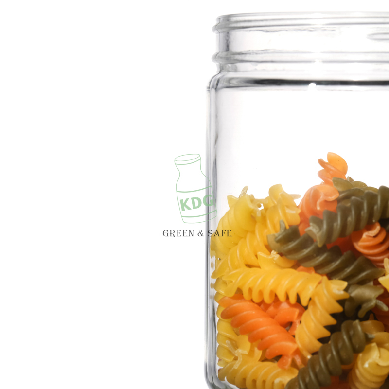 Glassware Factory Customizable Lead Free Empty Round Glass Jars Suppliers
