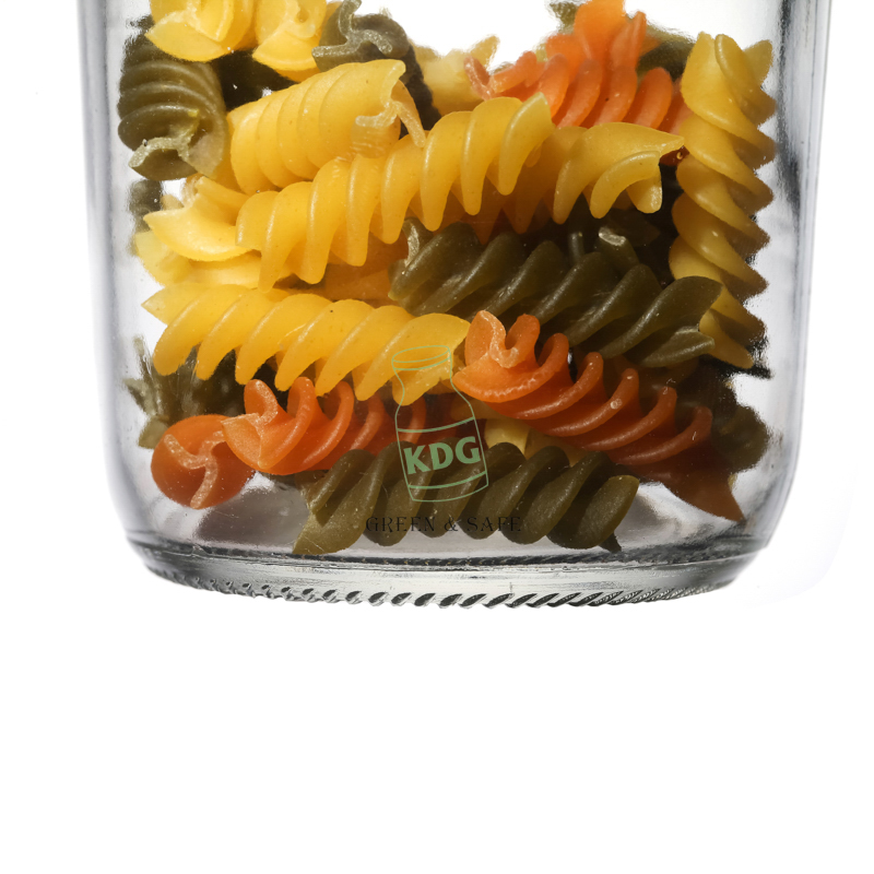 Glassware Factory Multiple Capacity Customizable Caviar Glass Jar Packaging