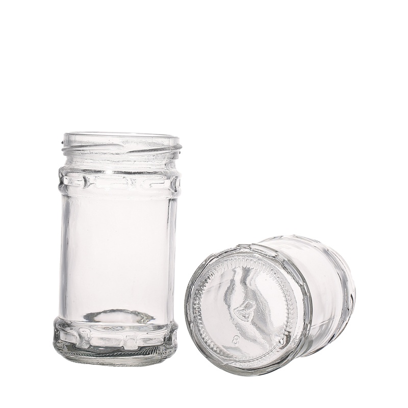 Glassware Packaging Supplier Bulk Sale Empty Round 200ml 220ml Glass Jars Wholesale