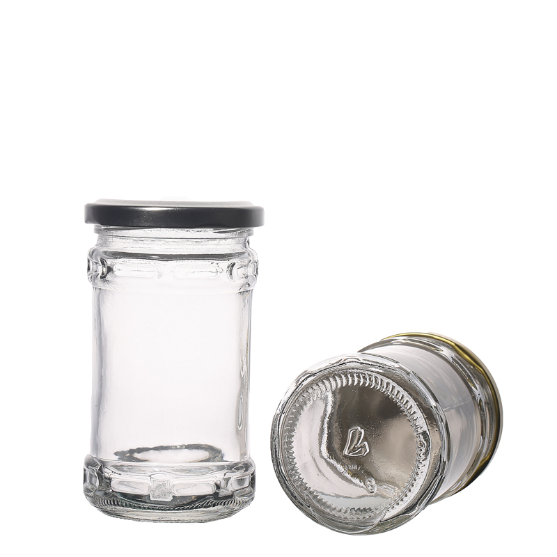 Glassware Packaging Supplier Bulk Sale Empty Round 200ml 220ml Glass Jars Wholesale