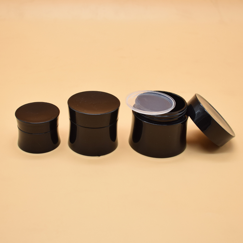 Glossy Surface PP Plastic Cosmetic Lotions Containers Jar For Beauty Products