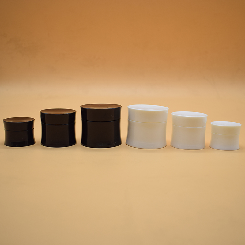 Glossy Surface PP Plastic Cosmetic Lotions Containers Jar For Beauty Products
