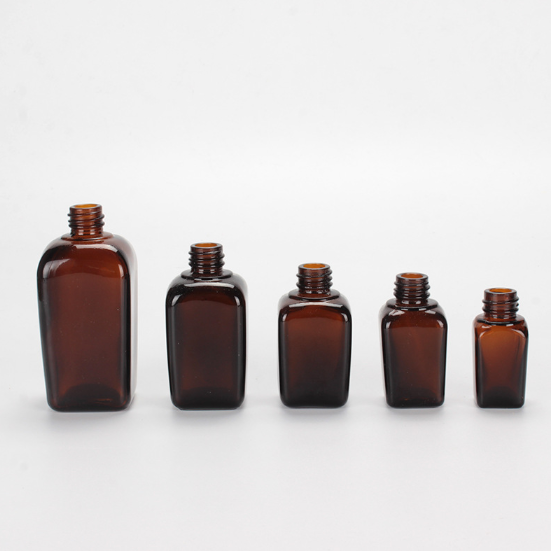 Gold / Amber Glass Empty Dropping Essential Oil Bottles with Dropper