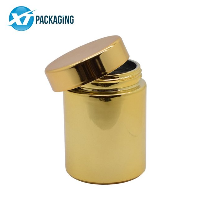 Gold Color Child Resistant Concentrate Containers Glass Jars and Bottle Glass