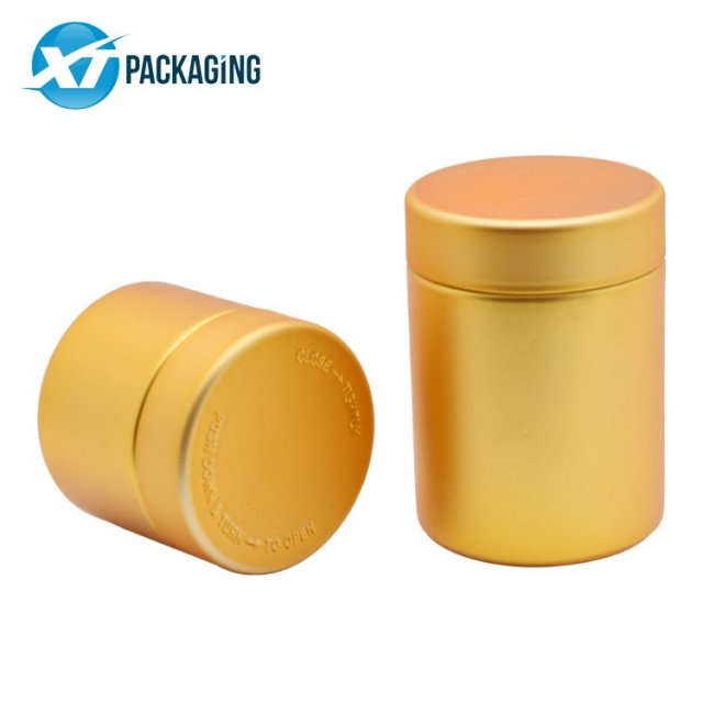 Gold Color Child Resistant Concentrate Containers Glass Jars and Bottle Glass