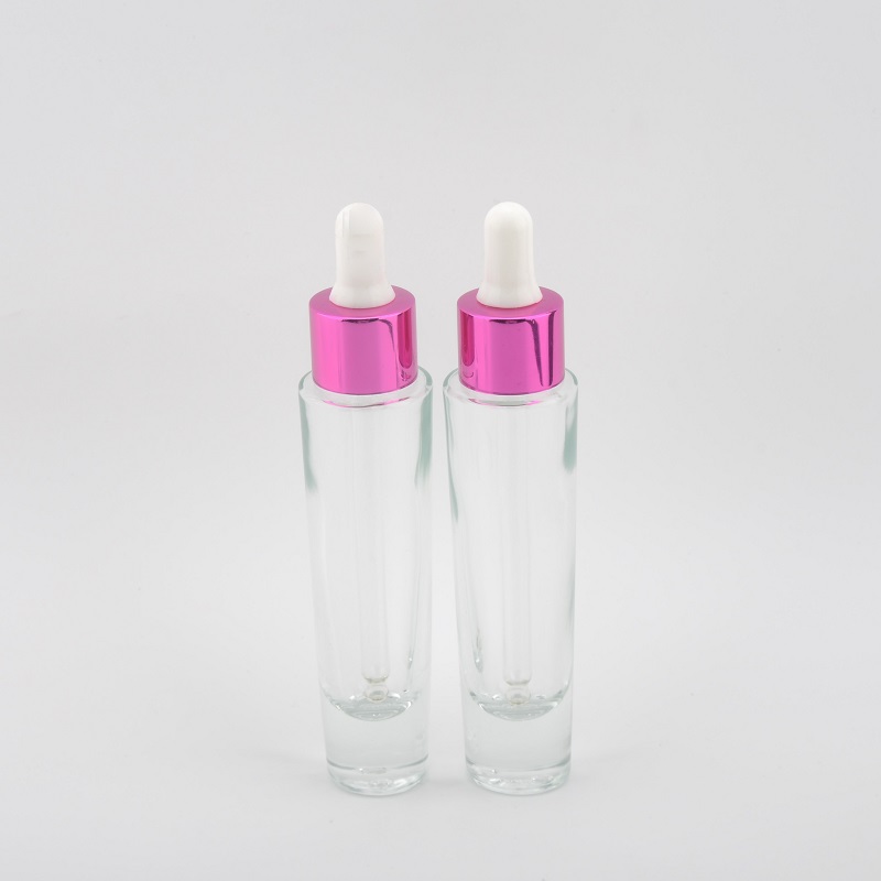 Gold Supplier 30ml Clear Glass Hair Oil Dropper Bottle Skin Care Containers