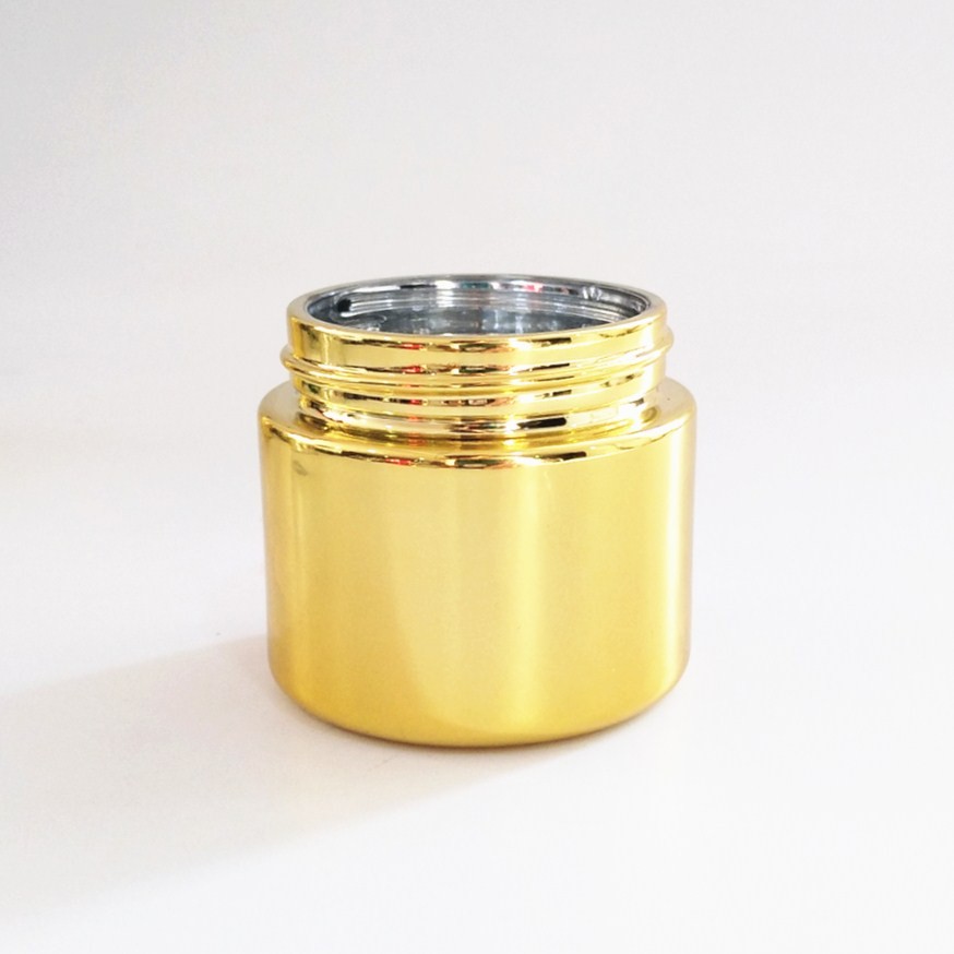 Gold color glass jar manufacturer airtight jars glass child proof with lid