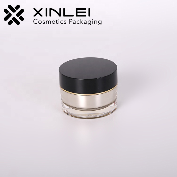 Gold cream container 1oz empty cosmetic jars