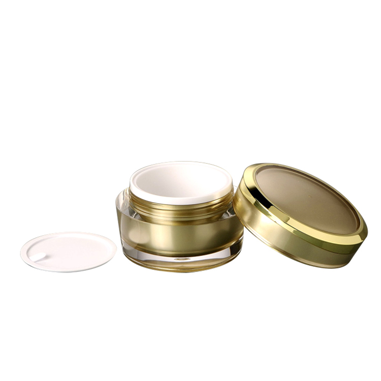 Gold luxury 15g 30g skin care cream cosmetic jar