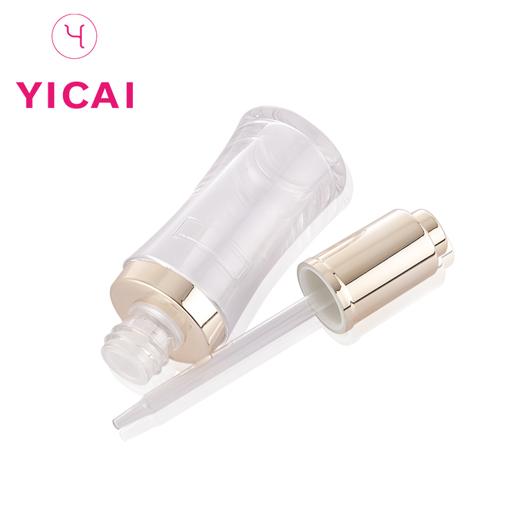 Golden Silver E Liquid Electroplating Glass Dropper Bottle 20ml 30ml 60 Ml Glass Bottle With Dropper