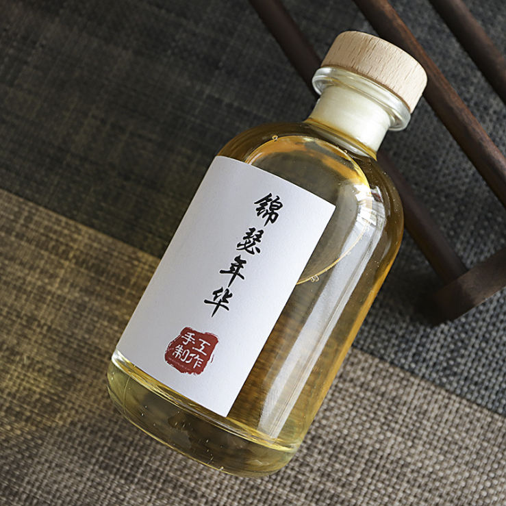 Good 100ml 250ml 375ml 500ml Drink Bottle Custom Wine Bottle With Cork Glass Packaging Aroma Diffuser