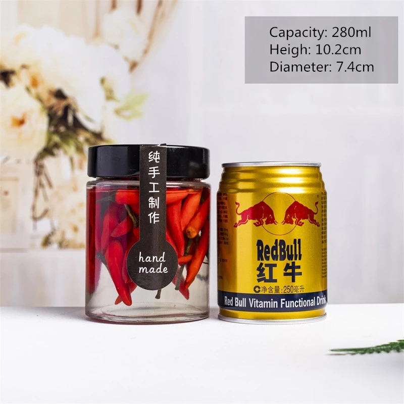 Good 180ml 220ml 280ml food jars glass storage glass jar packaging food