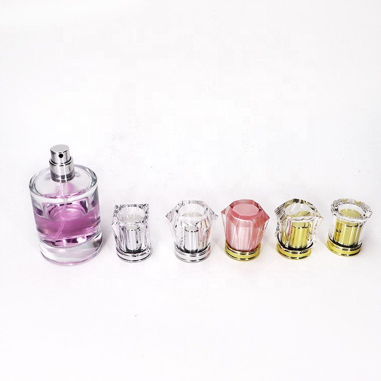 Good Design Perfume Glass Bottle 55 Ml Cylinder Clear Glass Perfume Sprayer Bottle For Women