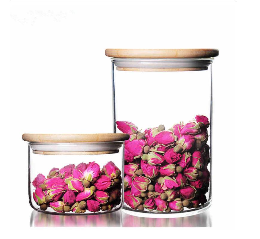 Good Price glass jar with bamboo lid Manufacturer Supplier