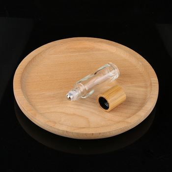 Good Quality Empty 10ml Essential Roll on Perfume Oil Glass Bottle with Plastic Cap