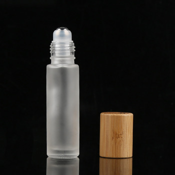 Good Quality Empty 10ml Essential Roll on Perfume Oil Glass Bottle with Plastic Cap
