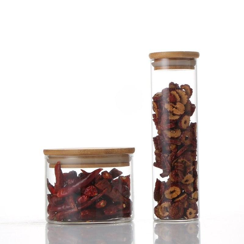 Good Quality Factory Directly Glass Storage Jars With Airtight Lids Storage Food Jar