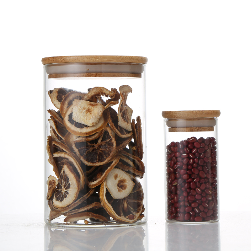 Good Quality Factory Directly Glass Storage Jars With Airtight Lids Storage Food Jar