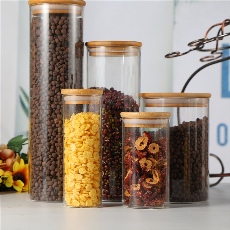 Good Quality Factory Directly Jar Glass Candle Storage Glass Jar