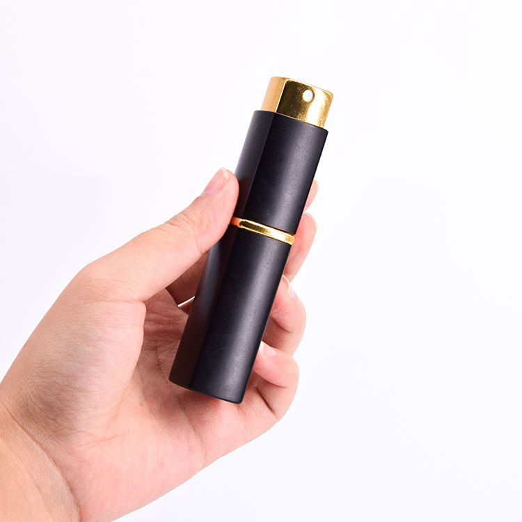 Good Quality Factory Directly Mini Aluminum Refillable Perfume Bottle Perfume Atomiser, Spray Twist 15 Ml