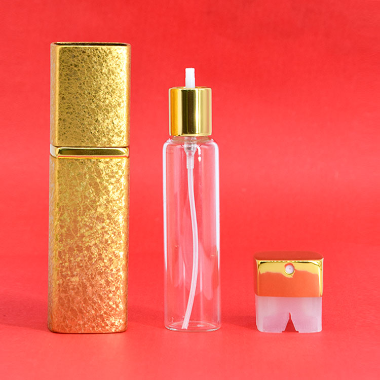 Good Quality Factory Directly Mini Aluminum Refillable Perfume Bottle Perfume Atomiser, Spray Twist 15 Ml