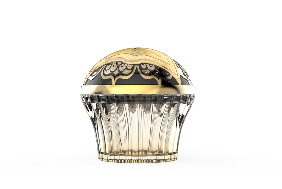 Good Quality Plastic Arabic Luxury Clear Saffron Glass Jar Bukhoor Bottles