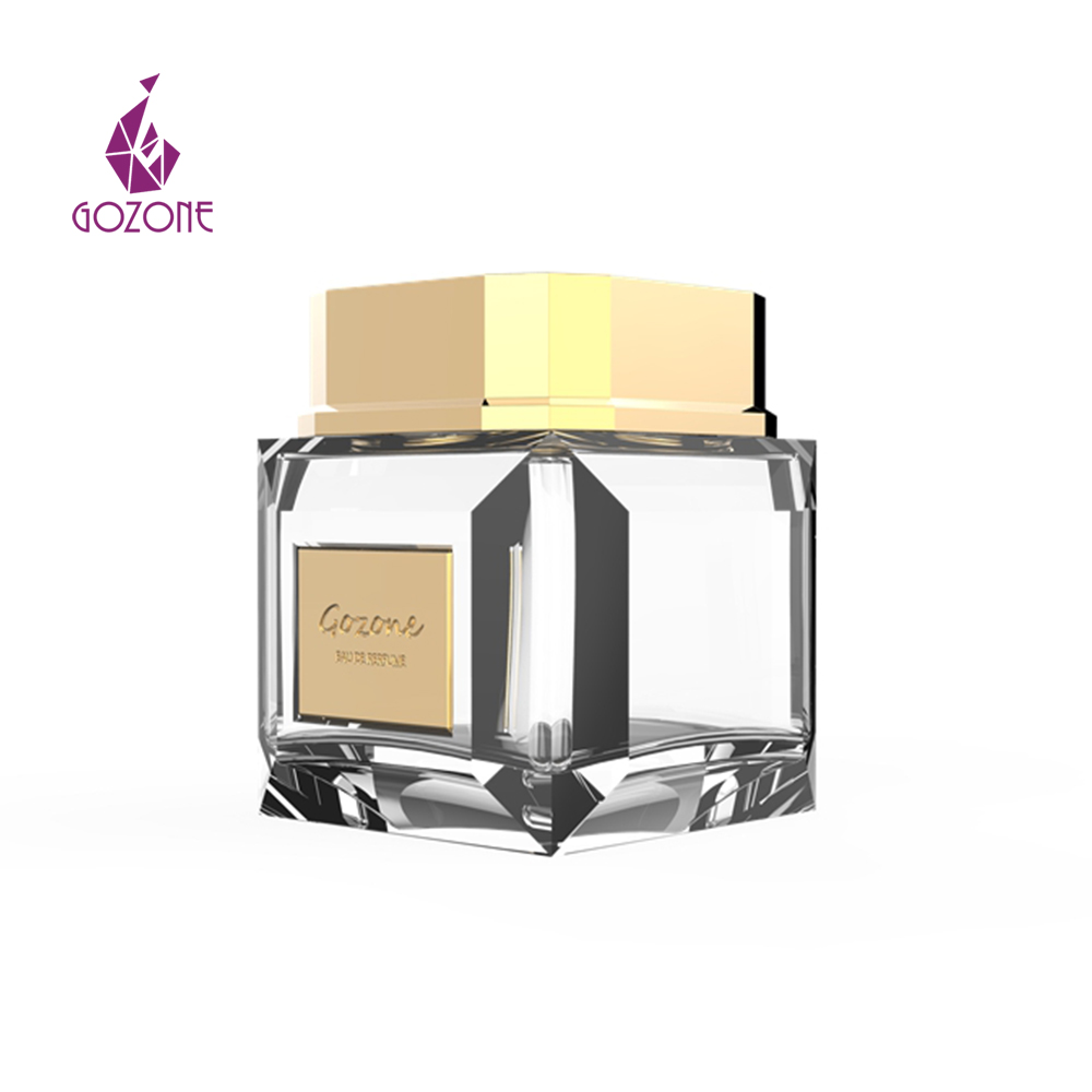 Good Quality Plastic Arabic Luxury Clear Saffron Glass Jar Bukhoor Bottles