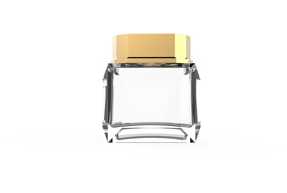 Good Quality Plastic Arabic Luxury Clear Saffron Glass Jar Bukhoor Bottles