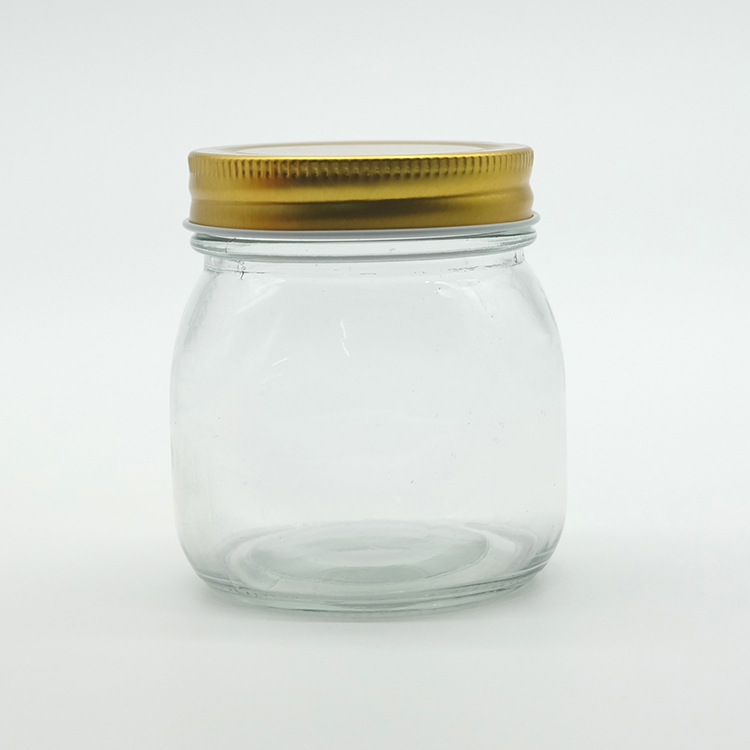 Good Quality Round Glass Jars 250ml Airtight Glass Jars BPA free Empty Glass Jars in Stock