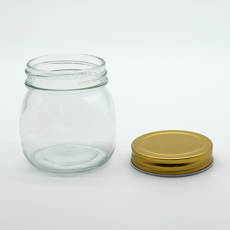 Good Quality Round Glass Jars 250ml Airtight Glass Jars BPA free Empty Glass Jars in Stock