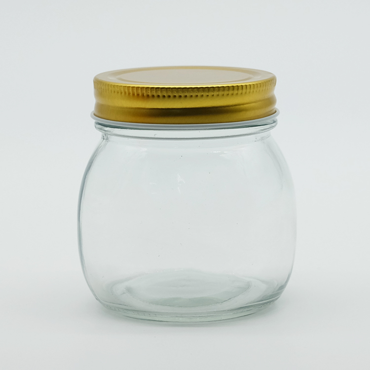 Good Quality Round Glass Jars 250ml Airtight Glass Jars BPA free Empty Glass Jars in Stock