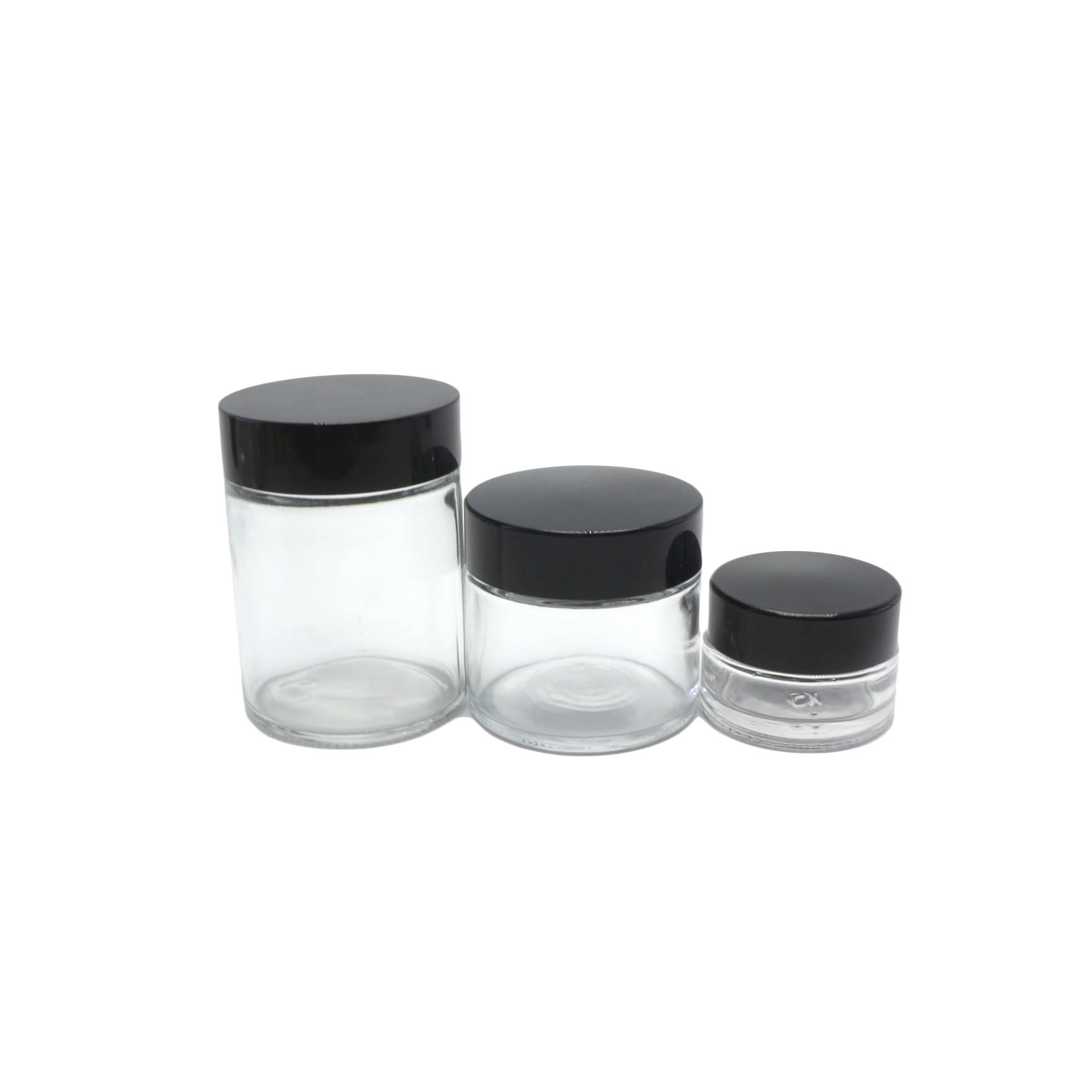 Good Quality Wholesale Different Size Clear Round Storage Glass Jar GJ-CC54