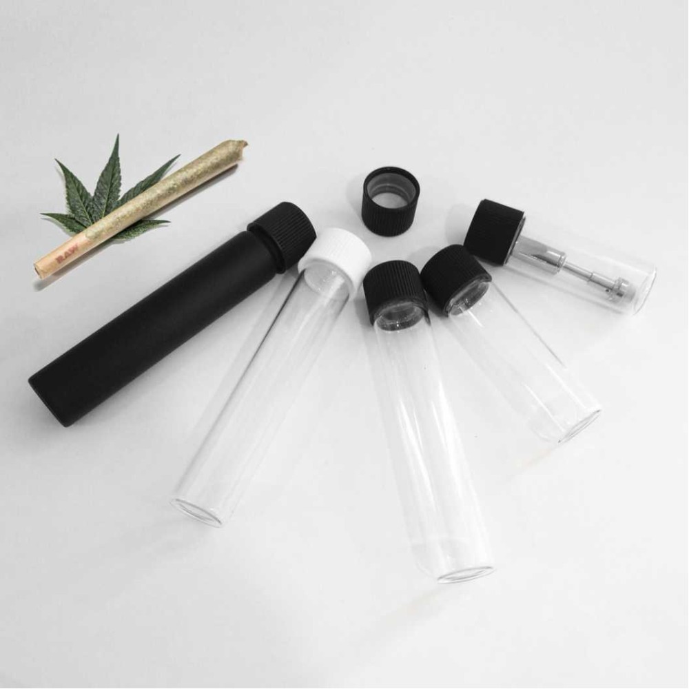 Good Quality ass Test pre roll tube glass jar cosmetics glass container