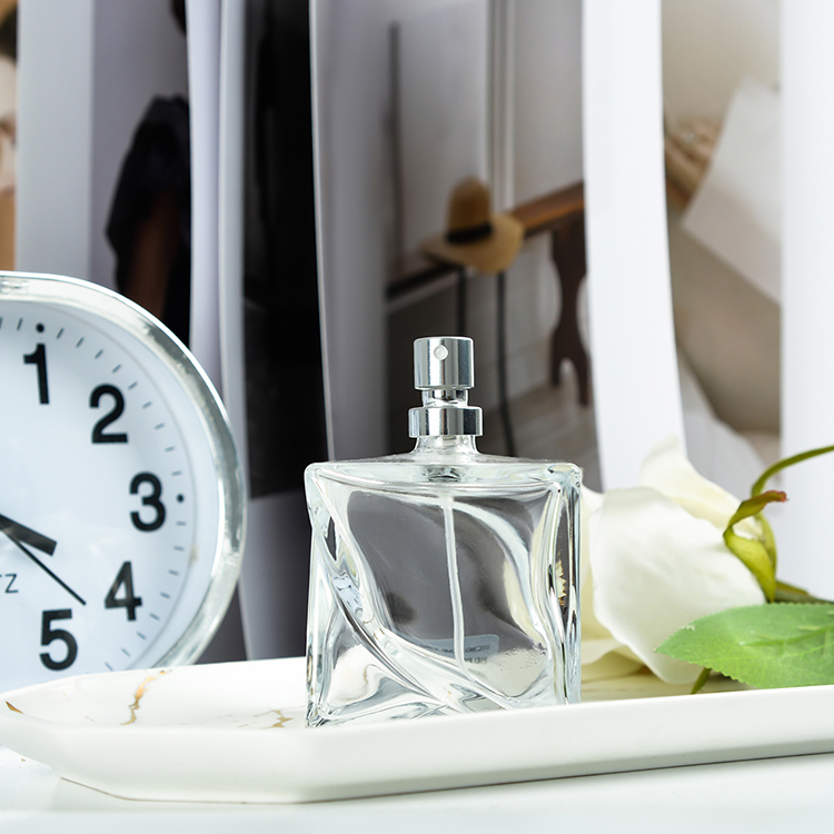 Good Selling Customized 100ml Empty Unique Shape Glass Perfume Bottle With Customizable LOGO