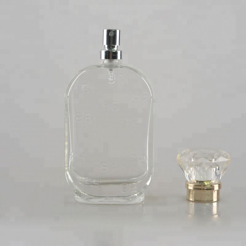 Good design 100ml glass perfume bottle with wholesale price