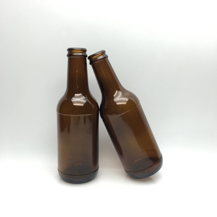 Good price 250ml 300ml 500ml brown amber glass beer bottles wholesale