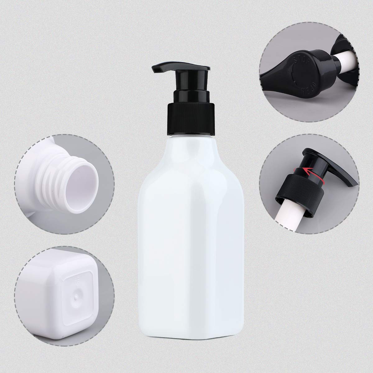 Good price 500 ml frosted plastic lotion botter with custom logo
